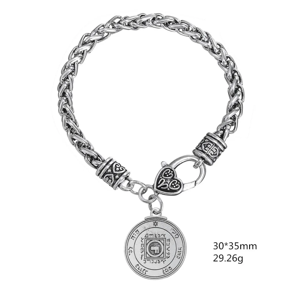 Dawapara Ultimate Love Talisman Venus Pentacle Key of Salomon Wiccan ювелирные изделия для мужчин Браслет