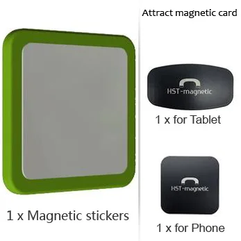 PFHEU настенное крепление для планшета Магнитная подставка магнит принцип адсорбции удобство для выбора и размещения Поддержка всех планшетов ПК - Цвет: green A