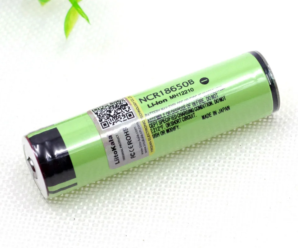 Liitokala НОВАЯ безопасная оригинальная NCR18650B 3400mAh 18650 аккумуляторная батарея с PCB 3,7 v для фонариков