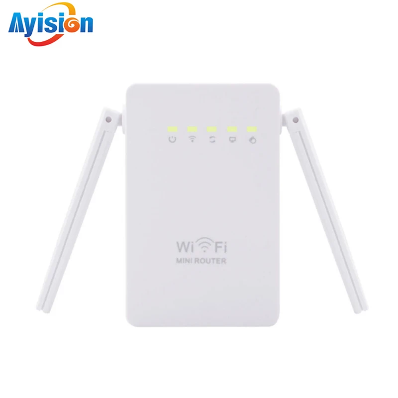 

New AC300 WIFI Repeater/Router/Access Point Wireless 300Mbps Range Extender Wi-Fi Signal Amplifier 2 External Antennas