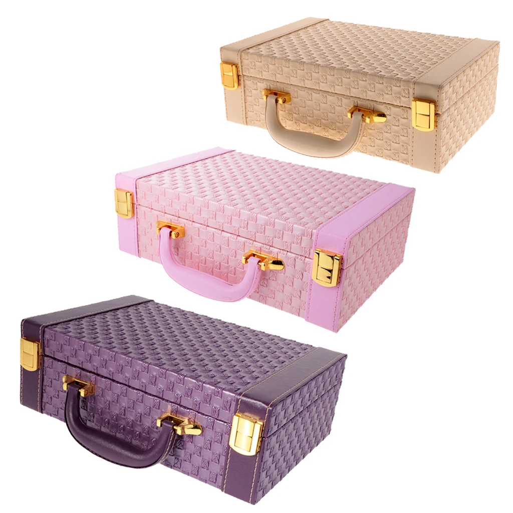 Multi Purpose Portable Travel PU Leather Earrings Bracelet Rings