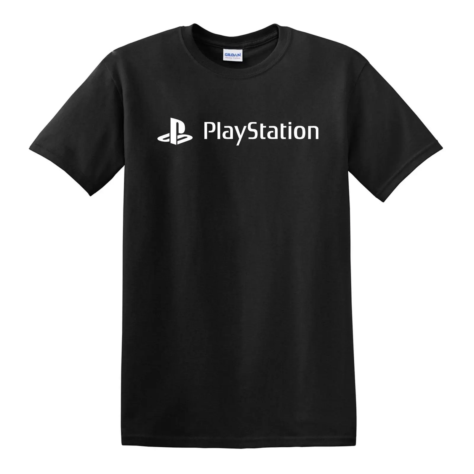 PlayStation игровая футболка-SM к 6XL-классический ретро игр Лето Мужская мода футболка