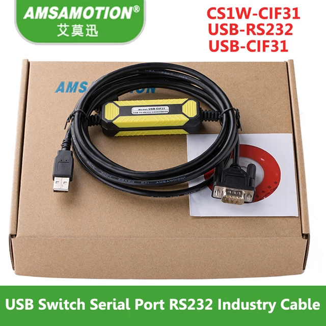 $US $13.30  CS1W-CIF31 USB Switch Serial Port RS232 Industry Cable With Quality Assurance USB-CIF31 USB-RS232