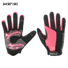 Мужские велосипедные перчатки Для женщин на открытом воздухе спортивный с полными пальцами перчатки с обрезанными пальцами бег Сенсорный экран перчатки для верховой езды противоударные перчатки H36