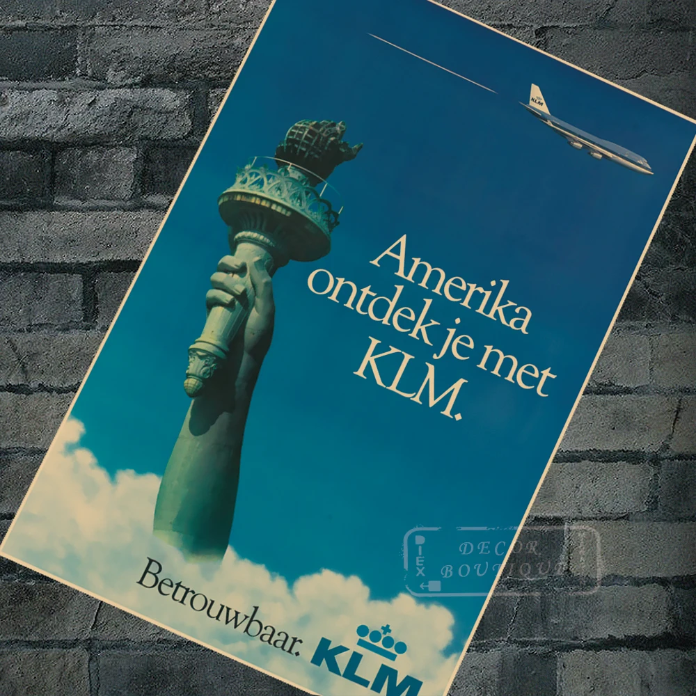 К. Л. М. Королевская голландская авиакомпания Amerika ontdek je met KLM классические