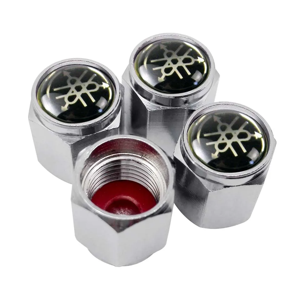 Car Styling Valve Stem Caps For Yamaha R1 R3 R6 R15 R25 YBR125 YBR250