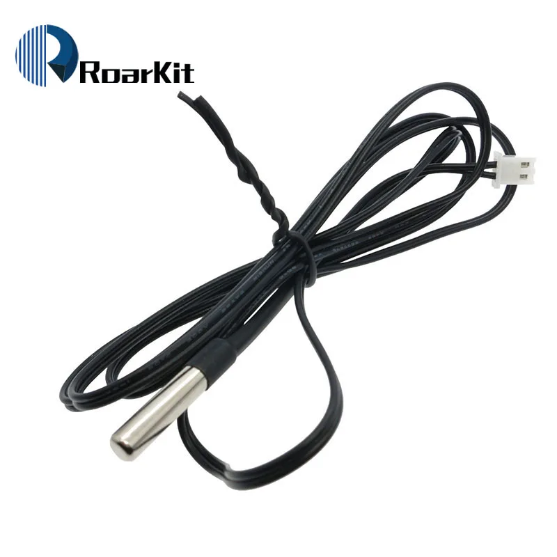 

5pcs/lot High temperature 1M NTC temperature sensor 10K 1% accuracy temperature sensing probe MF58 3950 W1209 W1401 cable