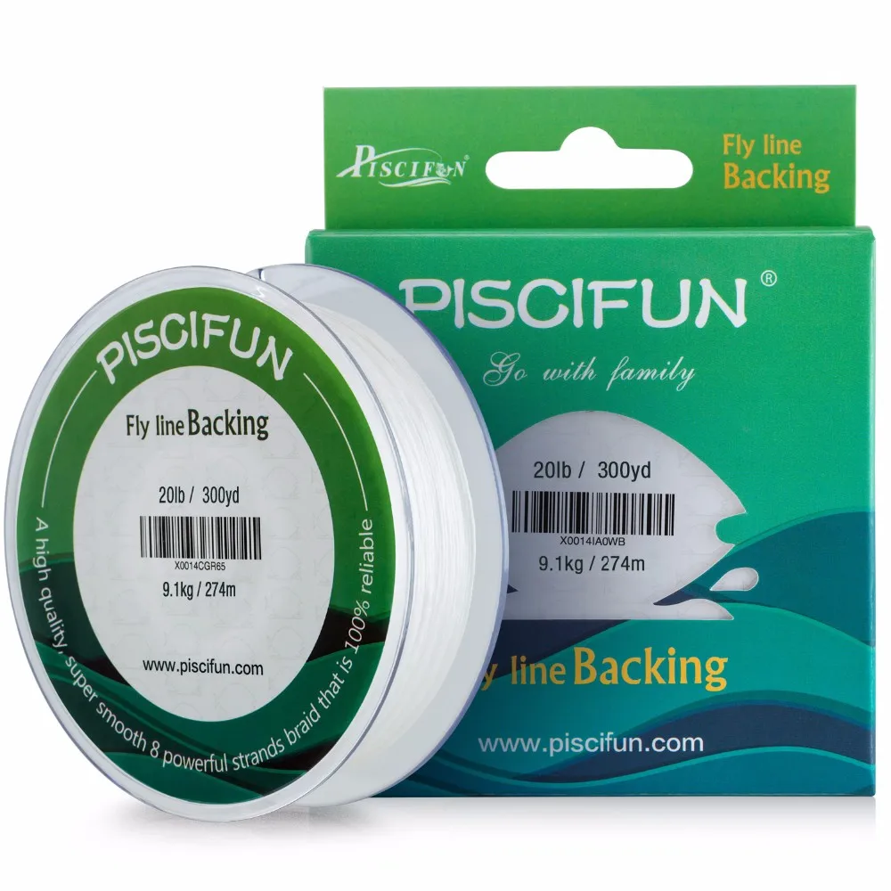 Piscifun, новинка, 274 м, 9,1 кг, леска для ловли нахлыстом, плетеная леска