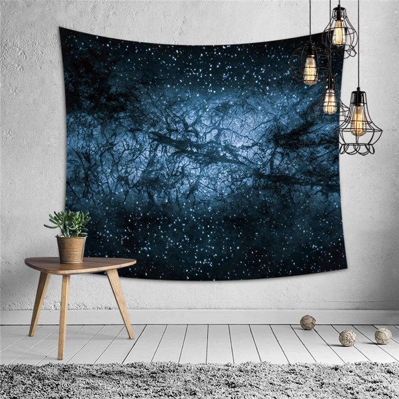 Пейзаж гобелен настенный Galaxy, небесное тело, Вселенная принты Скатерть Коврик для кемпинга пикника фон из полиэстера для спальни