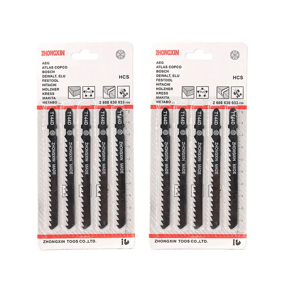 10pcs Set Jig Saw Blades For Accurate Curve Cutting Soft Wood