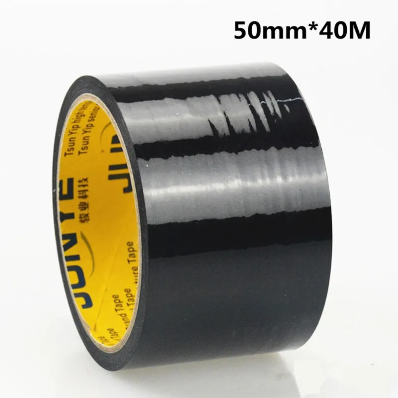 Black Sealing Tape Logistics Express Packaging Marking Tape Masking Tape Packing Tape 50mm*40 Meter chevron print masking tape