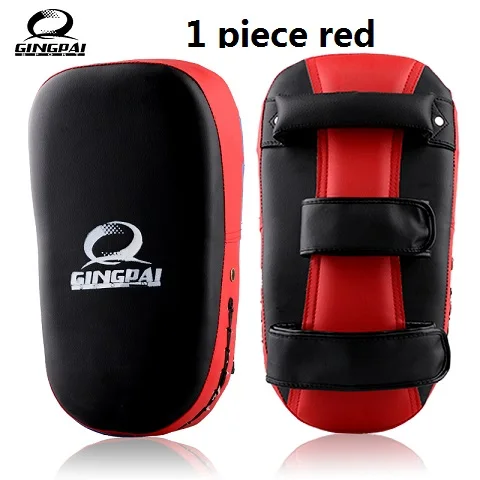 Один Муай Тай удар Бокс удар кривая колодки удар ММА стопы Focus Target Pad - Цвет: 1 piece red