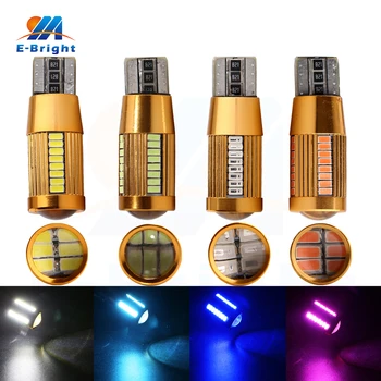

4X 12V 194 w5w T10 Canbus 3014 38 SMD Led Bulb Car Indicator Light Driving Lamp Door Lamp White Blue Pink Ice Blue