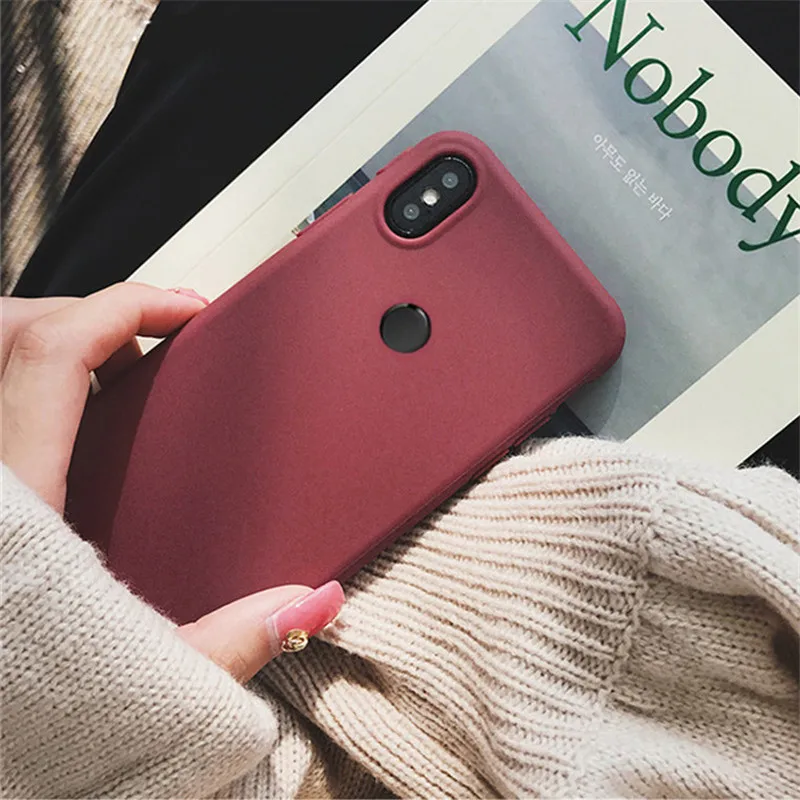 Ultra-Thin Scrub Cover Cases For Xiaomi Redmi 5 Plus Note 5 5A 6 6A Pro S2 4 4X Mi 8 8SE 5X 6X A1 A2 Lite Mix Max 3 Pocophone F1