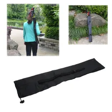 New Portable Black Climbing Walking Sticks Carrying Storage Bag Outdoor Pouch Free Shipping TD300389