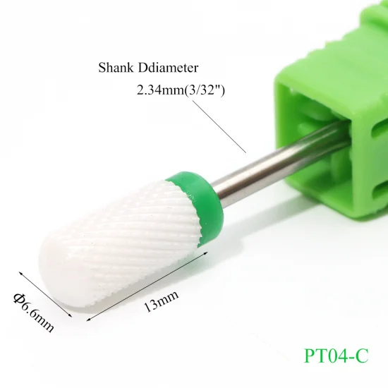 16 типов керамических сверл для удаления кутикулы, сверла для ногтей, роторные электрические фрезы, фрезы для маникюра, педикюра, пилка для ногтей, TRCHPT01-07 - Цвет: PT04-C