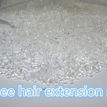 Итальянский Кератиновый клей зерна 500 г/упак. кератиновая клеевая гранула белого цвета для I tip/U-tip волос