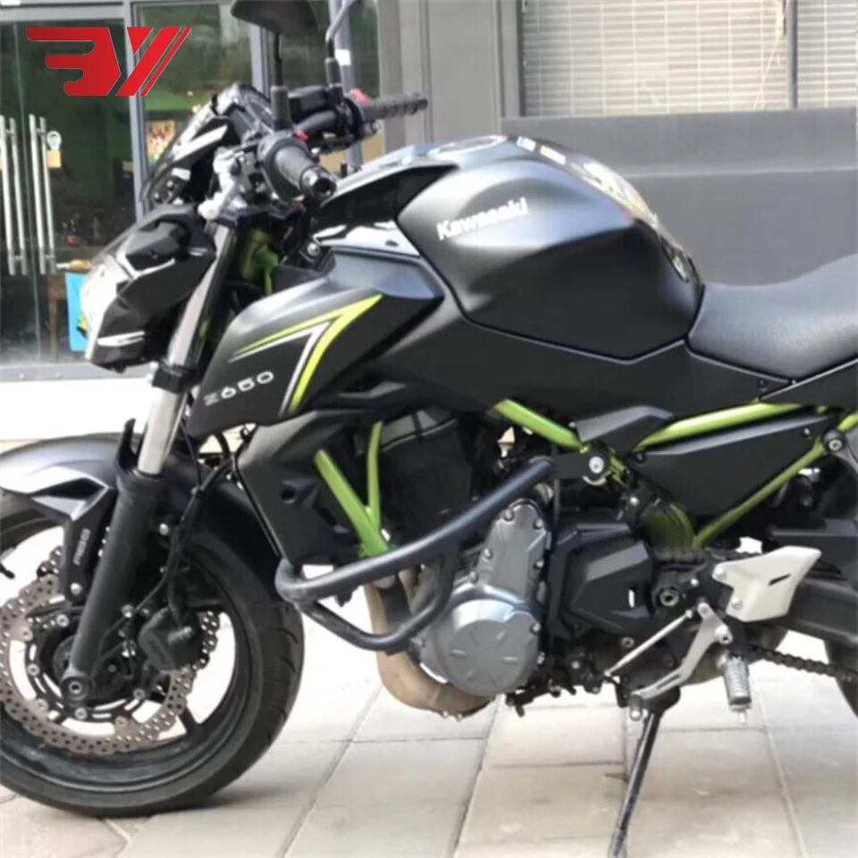 BYSPRINT мотоциклетные Запчасти для Kawasaki Z650 передняя защита бары протектор корпус двигателя ограждение двигателя защита