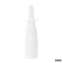 10 мл портативная пластиковая бутылочка для Назального спрея, многоразовая для медицинской упаковки, белая Новинка