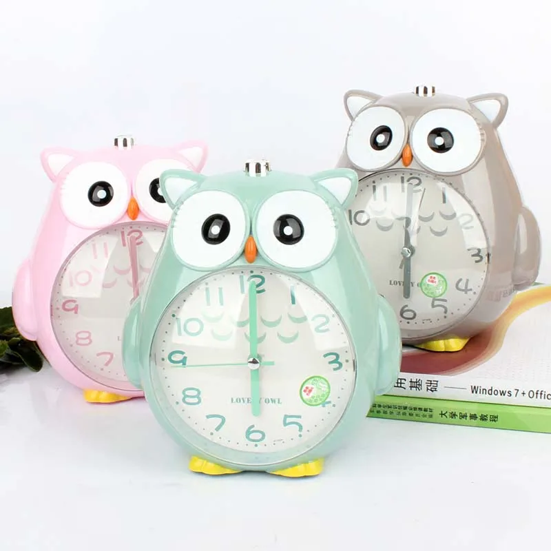

Cute Owl Alarm Clock Creative Luminous Clocks Student Music Snooze Alarm Clock Birthday Christmas Gift Kids Room Decoration