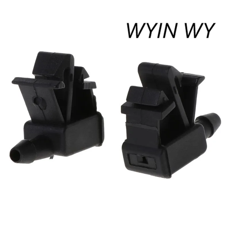 

2Pcs Plastic Windscreen Washer Water Jet Spray Nozzle Car Front Windshield for Citroen for Peugeot