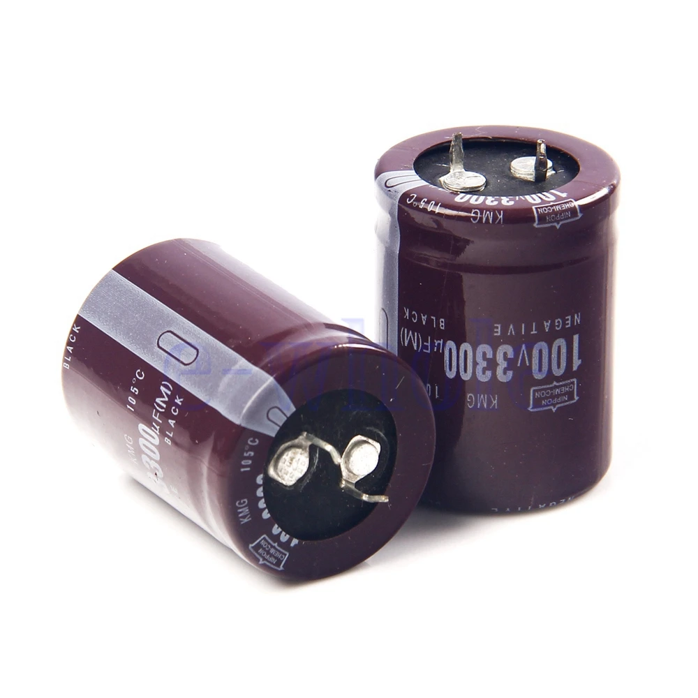 

1/2Pcs 100V 3300UF (Â±20%) 30*40 Radial DIP Aluminum Electrolytic Capacitors Tolerance 250V 820UF 25x45 for computer motherboard