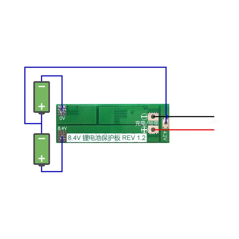 2S 20A 7,4 V 8,4 V 18650 Защитная плата литиевой батареи/стандарт BMS платы/баланс