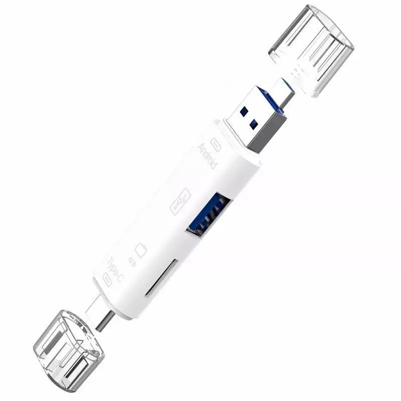 Type C и micro USB 5 в 1 OTG кард ридер высокоскоростной USB2.0 Универсальный TF/SD для Android