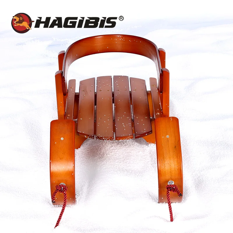 Детские Сани из дерева hagils санки бука для катания на коньках зимние уличные
