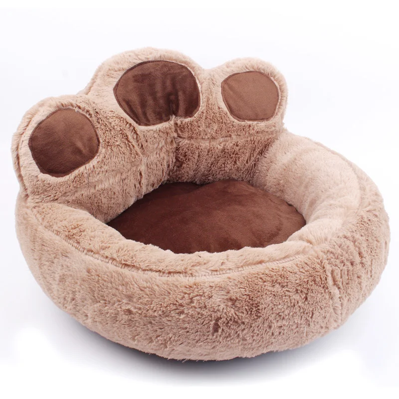 Кровать для собак Щенок лежанки для животных лапа дизайн ПЭТ кровати диван теплый питомец питомник для маленьких собак чихуахуа кровати