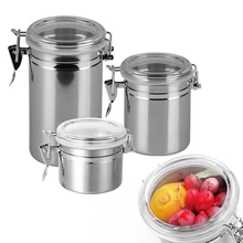 Контейнер для кофе из нержавеющей стали, портативный герметичный бокс для кофе, ящик для кухни, инструменты для выездов, вечерние