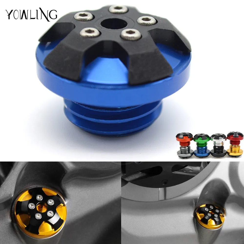 M20*2.5 Motorbike CNC magnetic Engine Oil Filler Cup Cap Plate Brake Bracket for Honda  CBR600RR CBR1000RR  CBR 600RR 1000RR