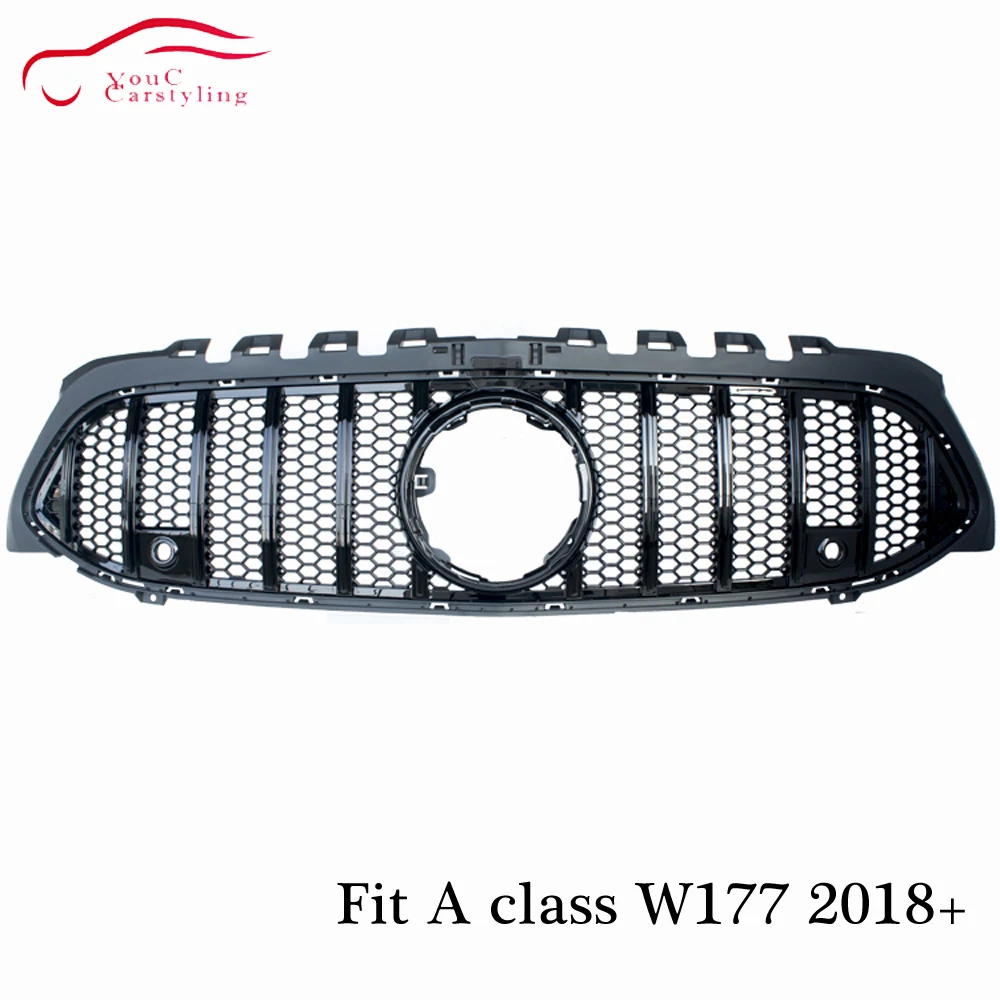 Новый класс A W177 V177 передний бампер GT сот гриль AMG сетка для Mercedes 2019 2020 A180 A200 A250 A45