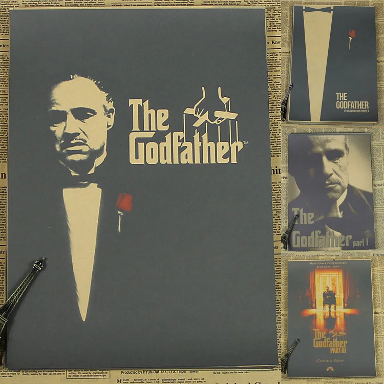

The Godfather Classic movie poster room decoration Marlon Brando/stikcers