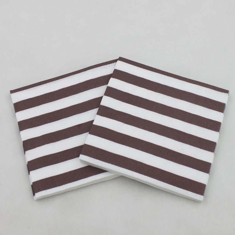 [Rainloong] красные волны бумага с узором «шеврон» салфетка для детей ткани печатных поставка салфеток 25 см* 25 см 1 упак./лот