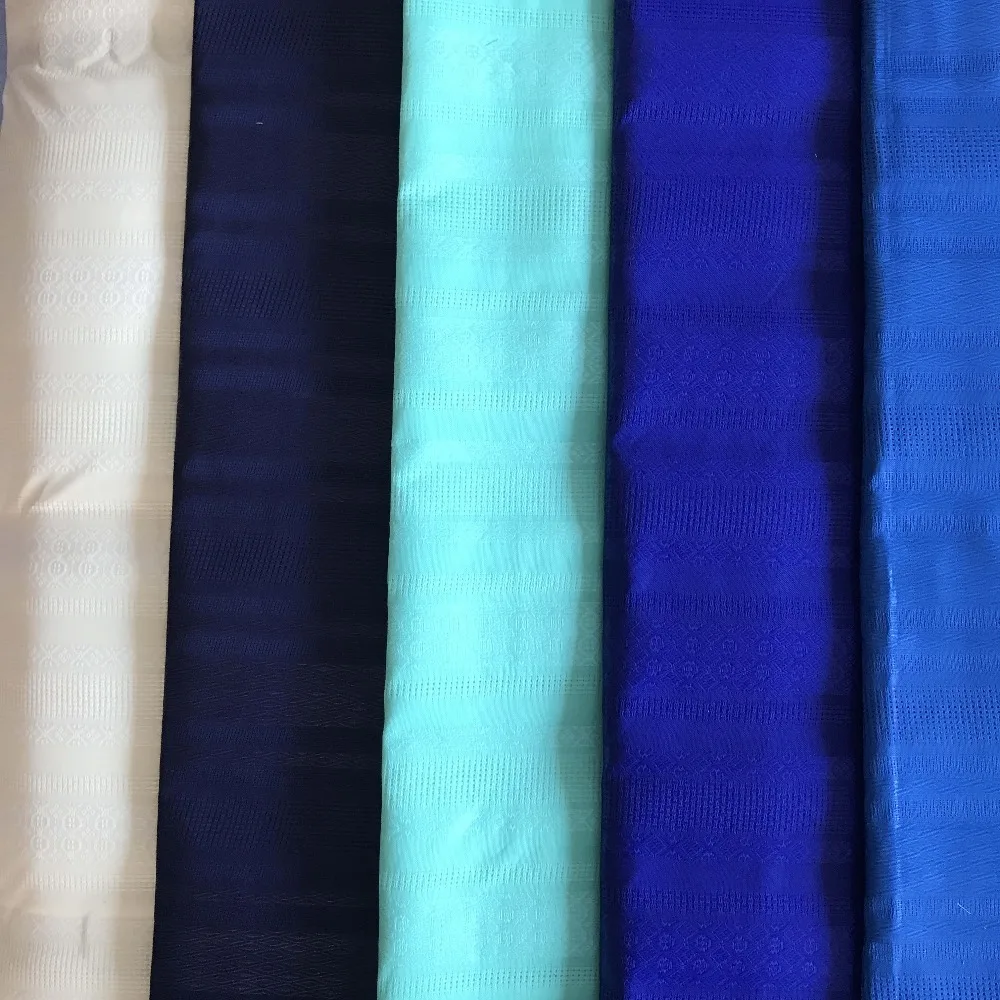 

BlackWin African Atiku lace for man cloth atiku fabric 100% cotton 10 yards per piece 14 color for garment -J5