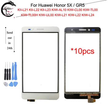 

10PCS Touch Panel For Huawei Honor 5X GR5 KIW-L21 KIW L22 L24 Touch Screen With FPC Flex Cable Honor5X KII-L21 Sensor Digitizer