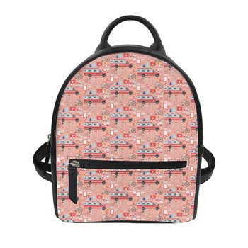 

THIKIN Girls Mini Back Pack Cute Dentist Tooth print Women Backpack For Teenagers Feminine Packbag Kids Kawaii Small Backpacks