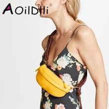 Новые Карманы нагрудная сумка Веревка Узел тканый наплечный ремень Повседневная Aiguilette поясная сумка