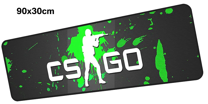 Size 900x300X2MM CS GO коврик для мыши геймер 900x300 мм notbook коврик для мыши большой игровой коврик для мыши большой модный коврик для мыши ПК настольный коврик для мыши - Цвет: Size 900x300X2MM