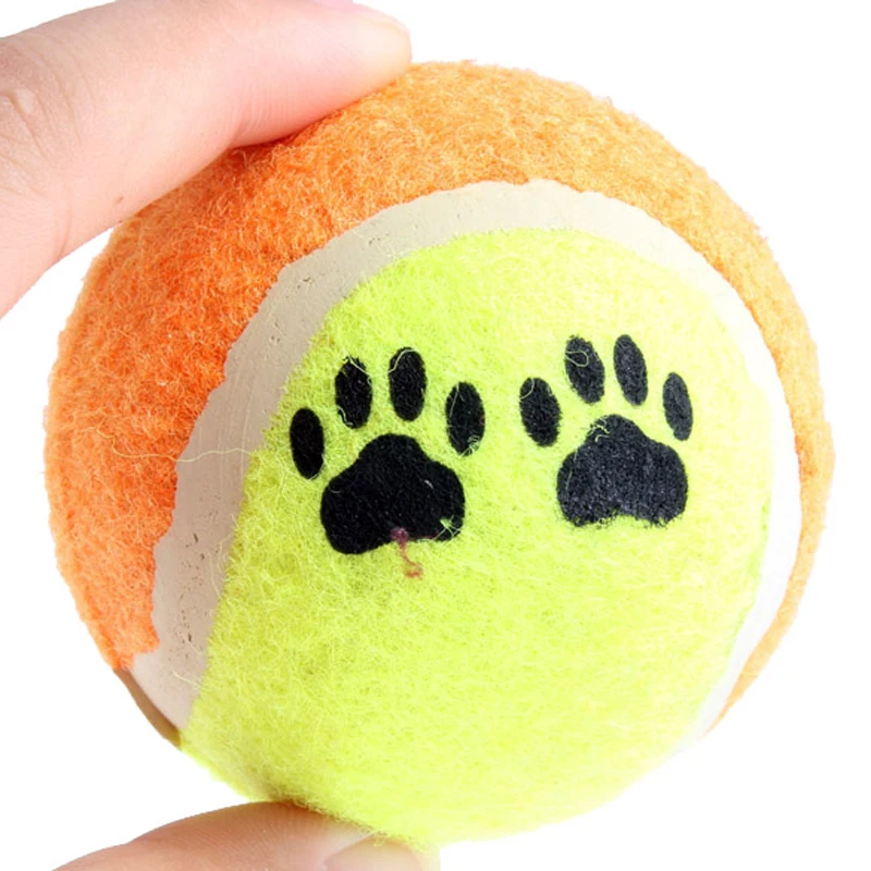 Теннисные мячи для собак, игрушки для собак, для бега, для бросок, игрушки для питомцев, для щенков, игрушки для собаки, принадлежности для тренировки животных, 1 шт