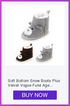 От 0 до 1 года теплые зимние ботинки для маленьких девочек ботинки для малыша детская обувь на мягкой подошве YEW342