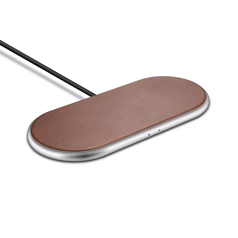 Ascromy Dual Wireless Charger 2 in 1 Qi Induction Charging Pad for iPhone X 8 Plus Samsung Galaxy S9 S8 Note 8 Stand Accessories (9)