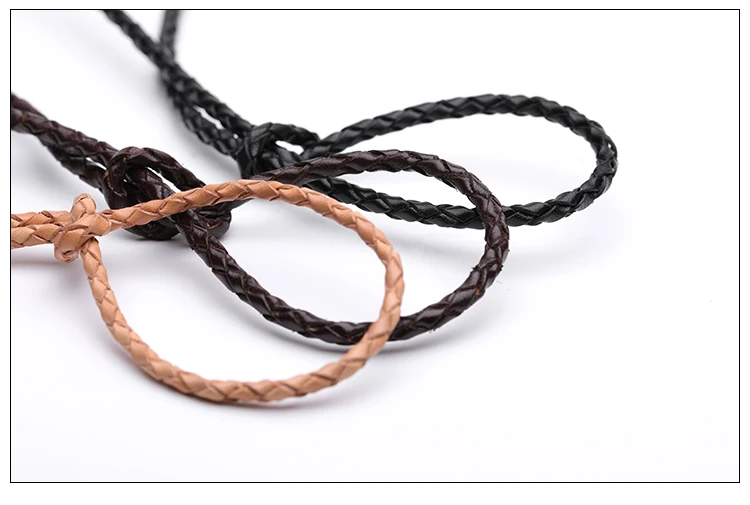 Diy ручной работы кожаный веревочный замшевый браслет ожерелье материал аксессуары ювелирные изделия веревочный пояс веревка