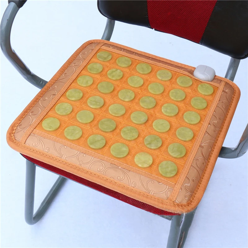 NEW Electric Infrared Warming Tourmaline Jade Rug Relief Pain Heating Heated Square Massage Car Seat Cushion Pad Heater Mat Seat