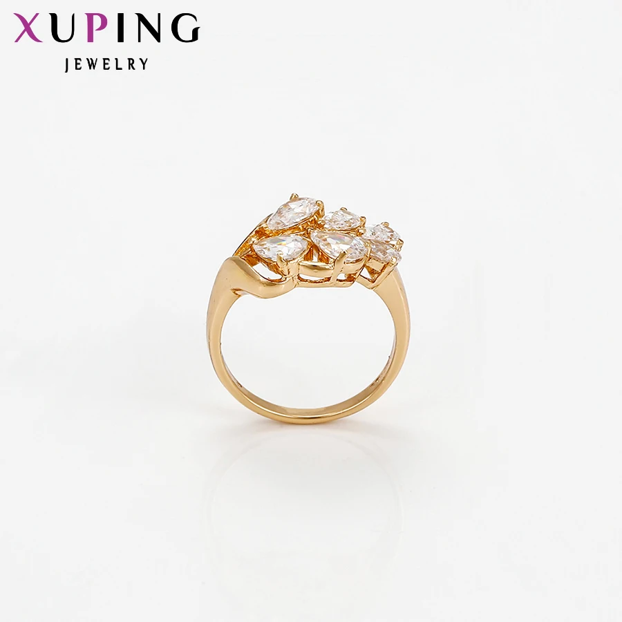 Xuping модное кольцо красивый дизайн покрытые розовым золотом женские кольца, бижутерия подарок на Рождество S32, 5-11719