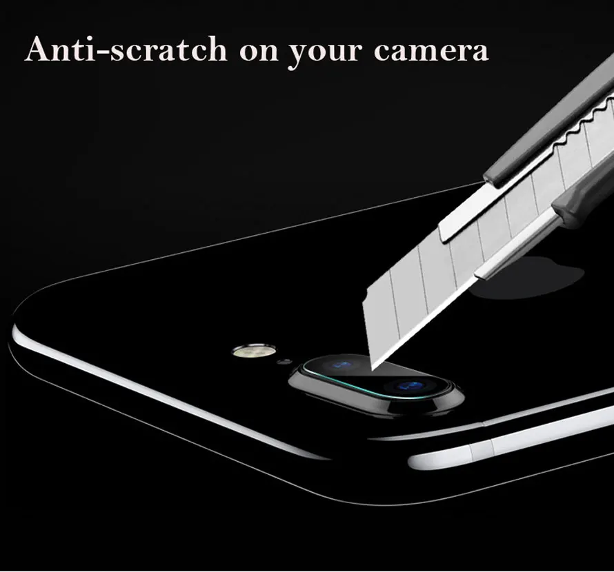 ALANGDUO Защита объектива камеры для iPhone XS Max XR X 8 7 6 6s Plus пленка экрана из закаленного