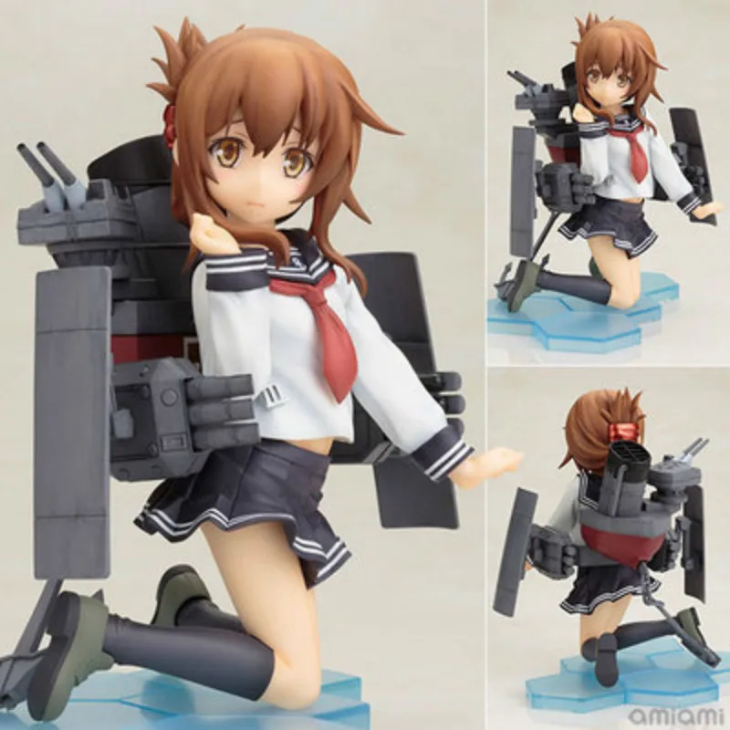 

Japan Anime Kantai Collection SHIP 12cm Action Figure 1/8 Inazuma Ver PVC Model Brand New Cute Kawaii Cartoon Doll