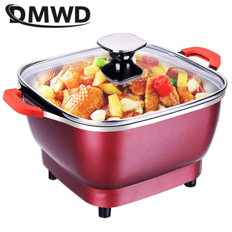 DMWD electric cooker Hot pot Mini multifunctional electric cooker