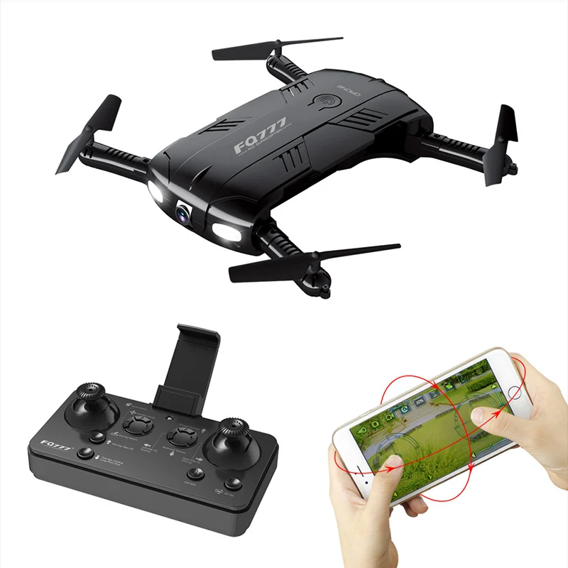 

FQ05 Foldable RC Drone 4ch Range 2PM RC Helicopter Quadrocopter With Camera Dron Selfie 720P for Beginner WIFI FPV Toy For Boys